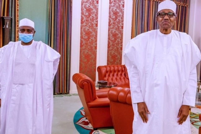 Buhari, Tambuwal in closed-door meeting