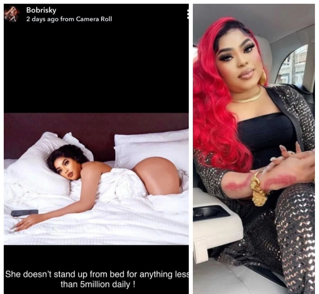 Hilarious Moment: Nigerians reacts as Bobrisky shares  photo of himself