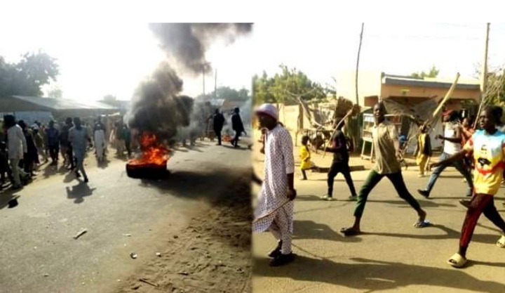 Pandemonium as Protest Rocks Yobe Community Over Killing Of Driver By Military