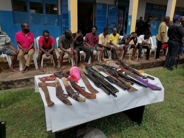 21 criminal suspects paraded in Edo.