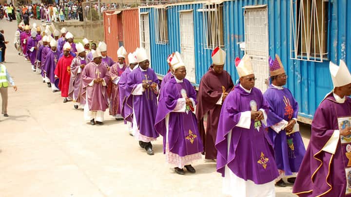 Catholic priest send members without PVC home.