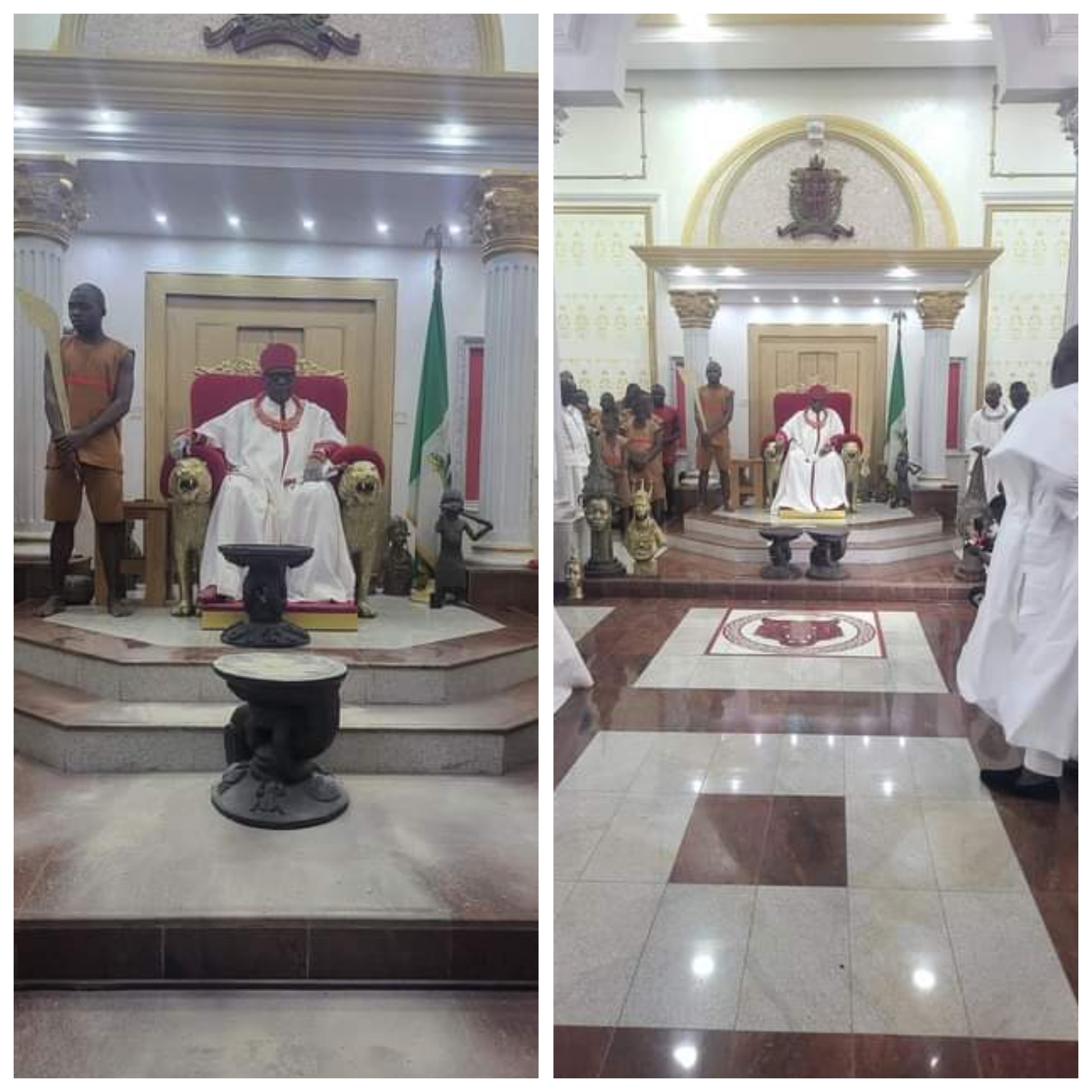 Looted artifacts returned as Oba of Benin celebrates.
