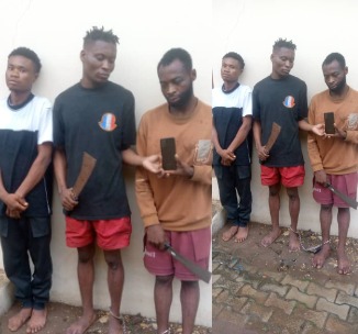 Three arrested for traffic robbery, attacking a DPO in Lagos.