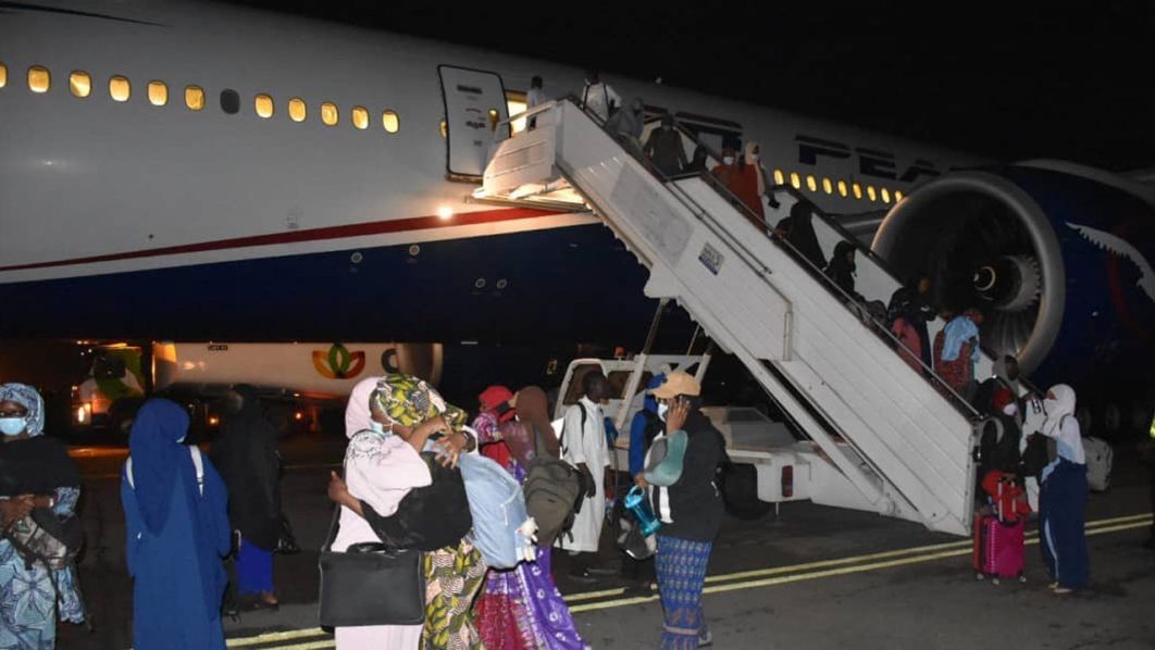 Group of 1,700 displaced Nigerians in Sudan are expected to arrive Nigeria.