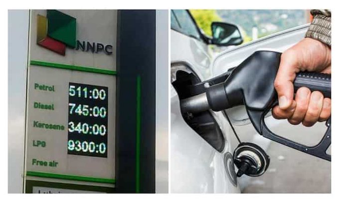 Petrol price exceeds N500 per liter as fuel subsidy removal is implemented.