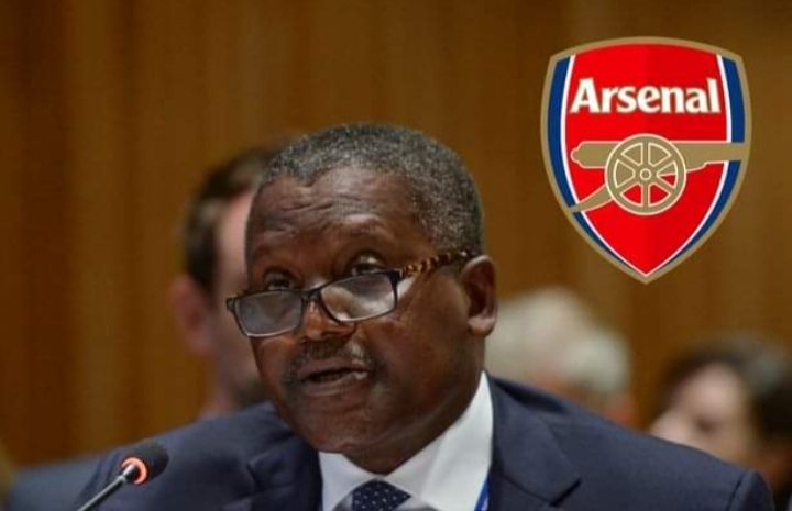 Aliko Dangote receives major boost to take over Arsenal football club