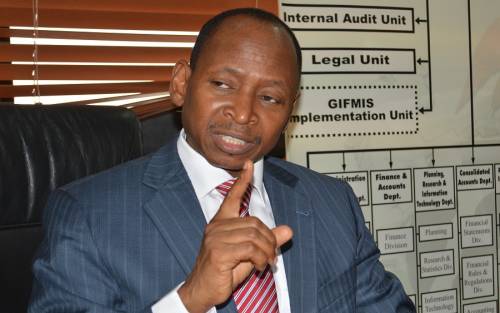 Ahmed Idris presently released from  EFCC custody and suspended over the 84billion fraud