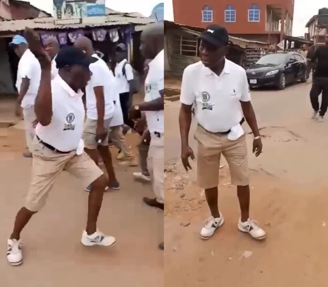 Ex President Olusegun Obsanjo meets with his alma mater to mark centenary anniversary.